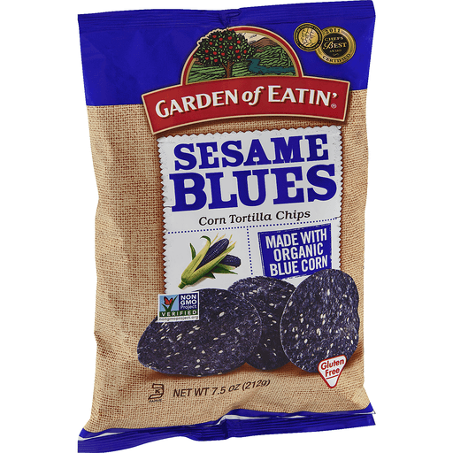 slide 2 of 9, Garden of Eatin' Sesame Blues, 7.5 oz