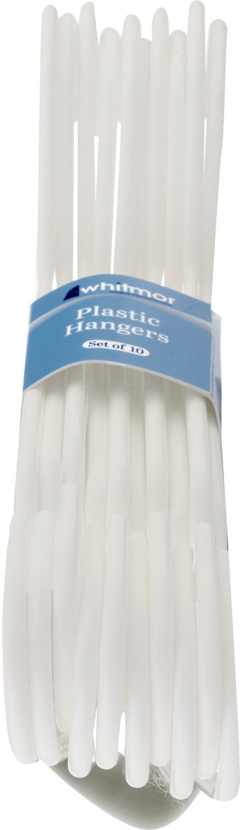 slide 8 of 11, Whitmor Plastic Hangers 10 ea, 10 ct