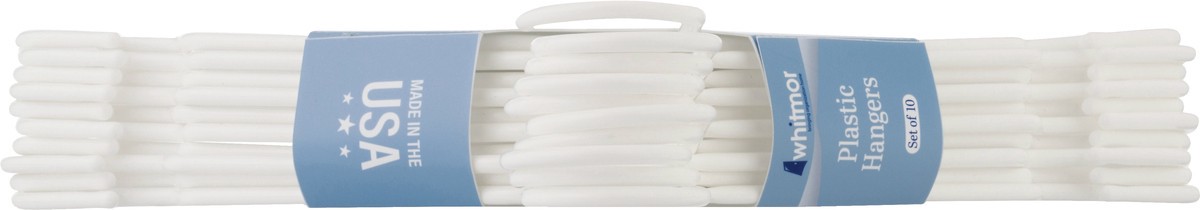 slide 10 of 11, Whitmor Plastic Hangers 10 ea, 10 ct
