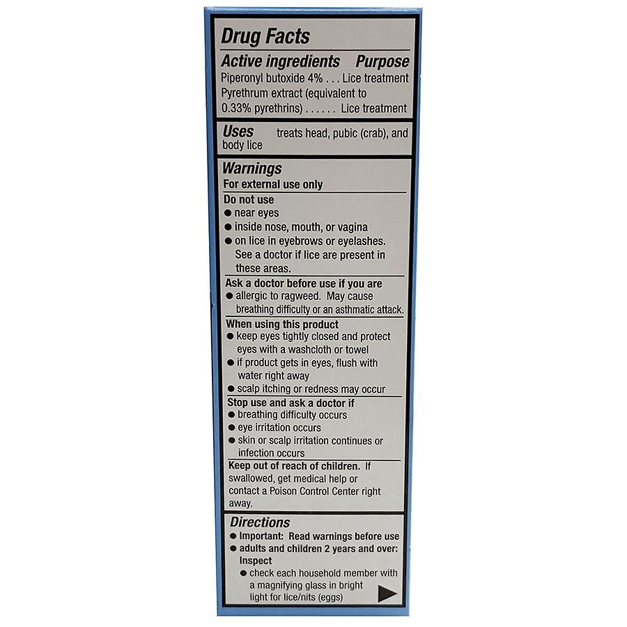 slide 4 of 4, Walgreens Lice Killing Shampoo, 2 fl oz