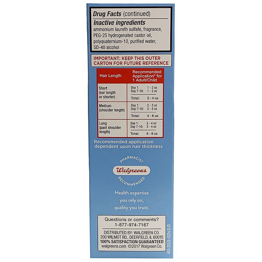 slide 3 of 4, Walgreens Lice Killing Shampoo, 2 fl oz