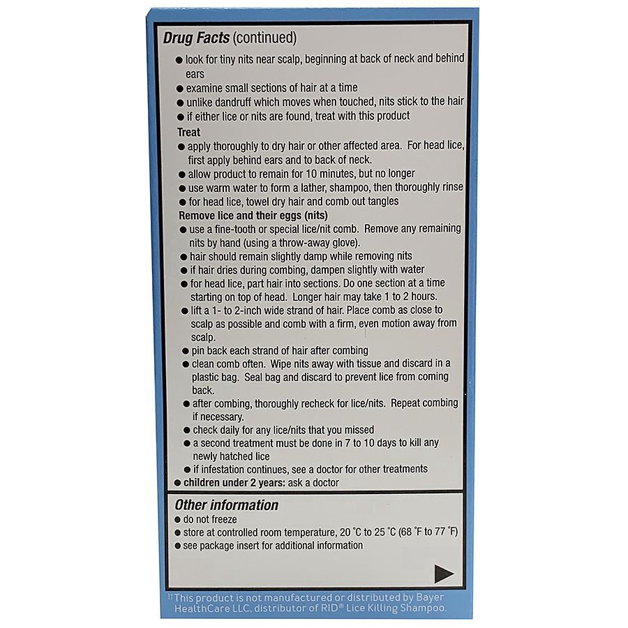 slide 2 of 4, Walgreens Lice Killing Shampoo, 2 fl oz