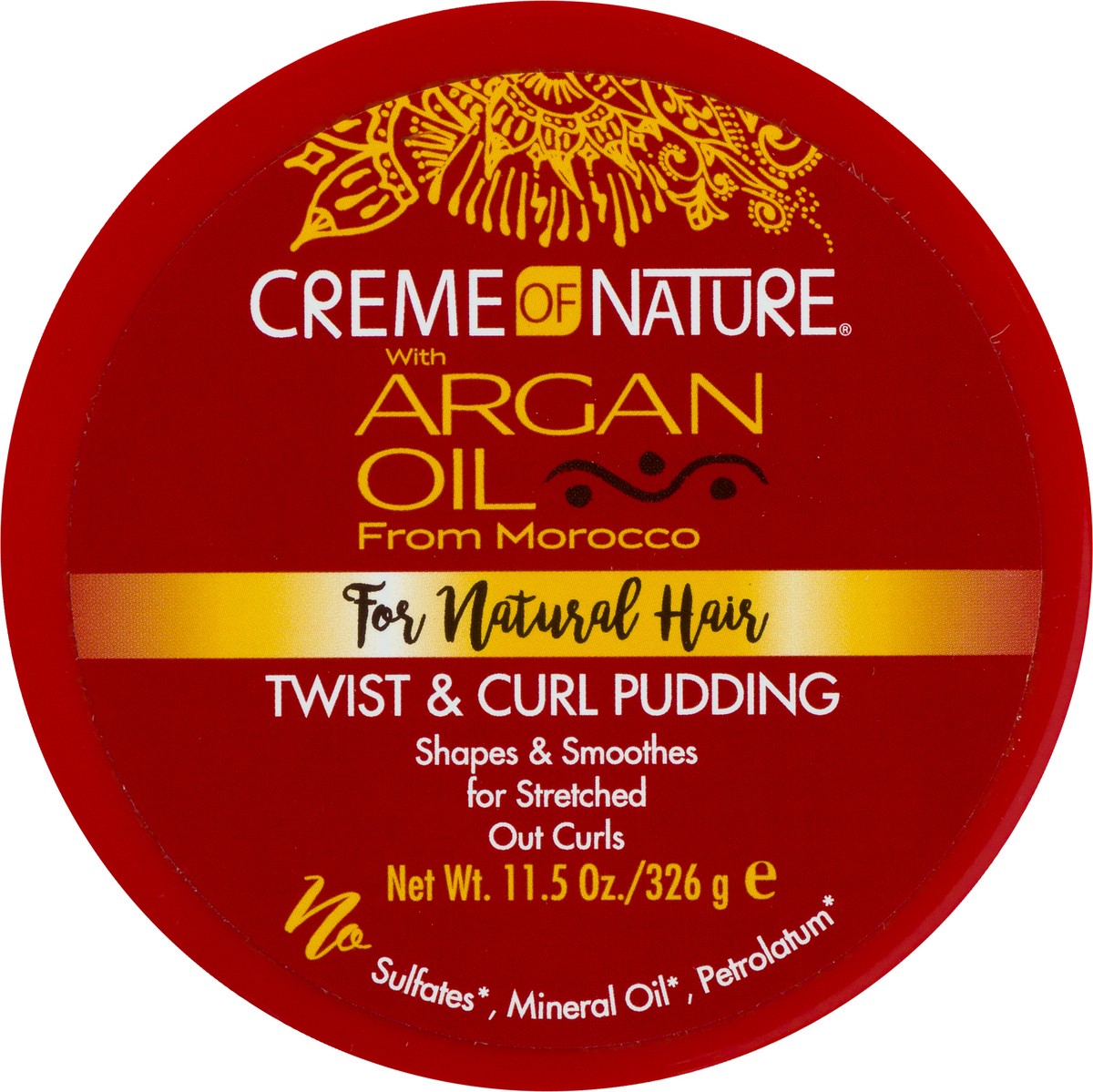 slide 9 of 9, Creme of Nature Crm/nat Argan Oil Pudding Perfection, 11.5 oz