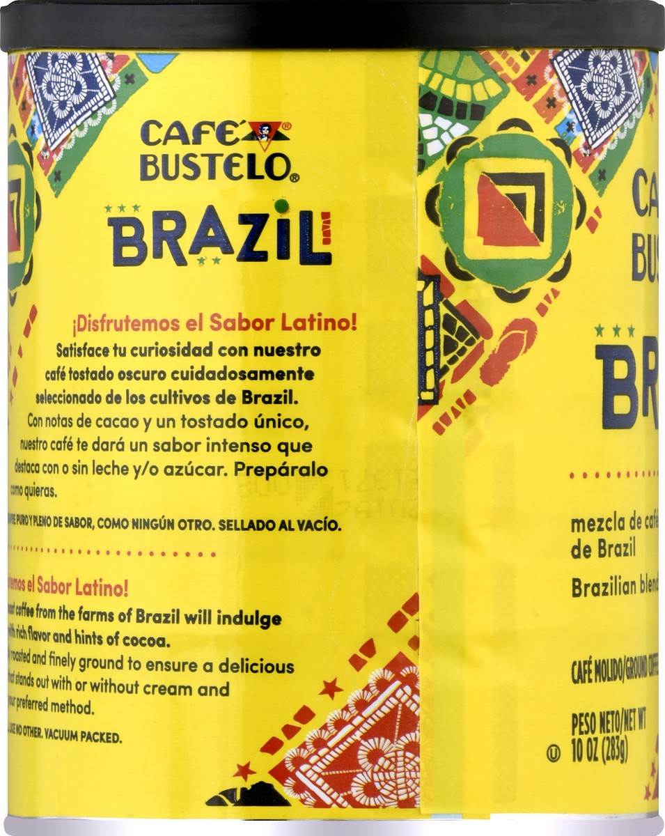 slide 8 of 8, Café Bustelo Ground Brazilian Blend Coffee - 10 ct, 10 oz