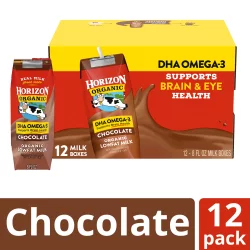 Horizon Organic 1% Lowfat UHT DHA Omega-3 Chocolate Milk