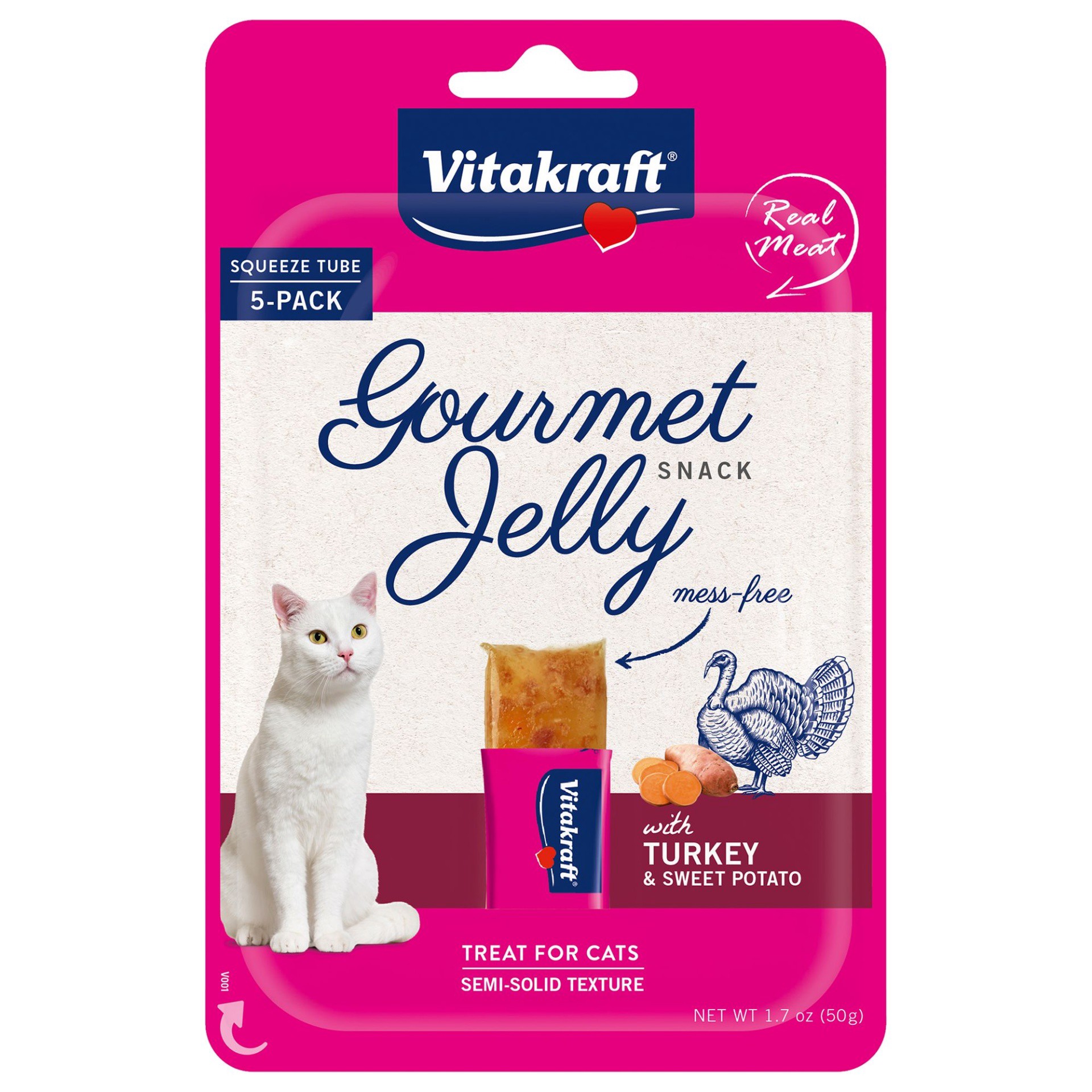 slide 1 of 1, Vitakraft Gourmet Jelly Cat Treats - 1.7 oz, 1 ct
