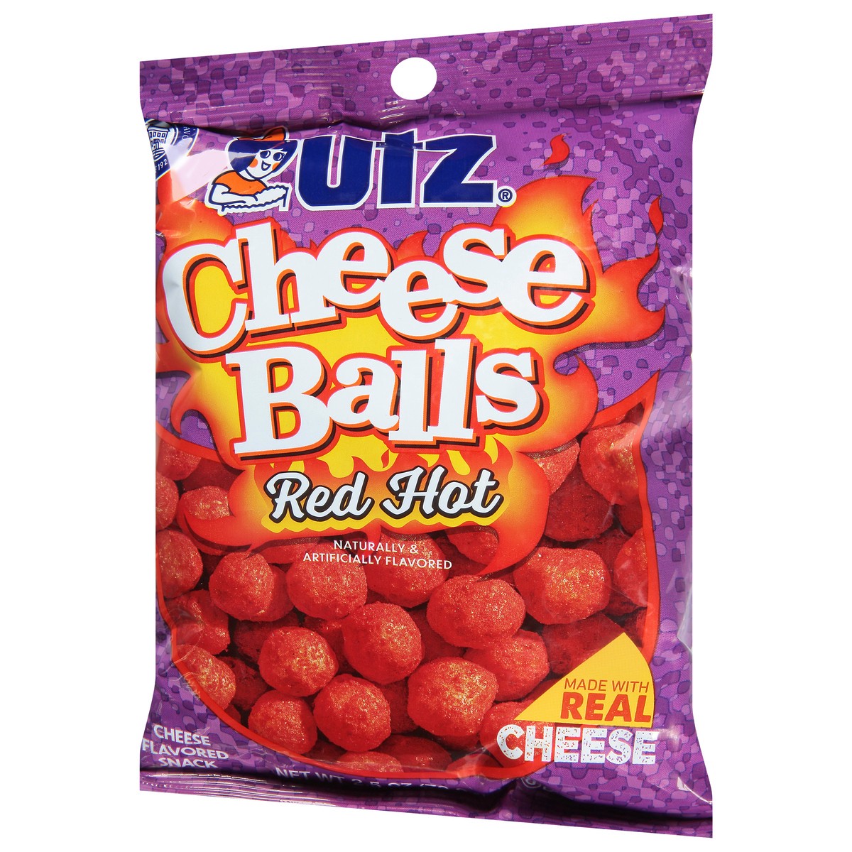 slide 4 of 9, Utz Red Hot Cheese Balls, 2.5 oz
