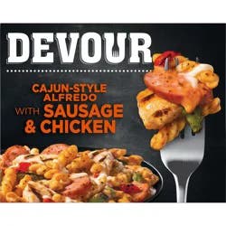 DEVOUR Cajun-Style Alfredo with Sausage & Chicken