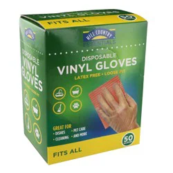 Hill Country Fare Disposable Vinyl Gloves