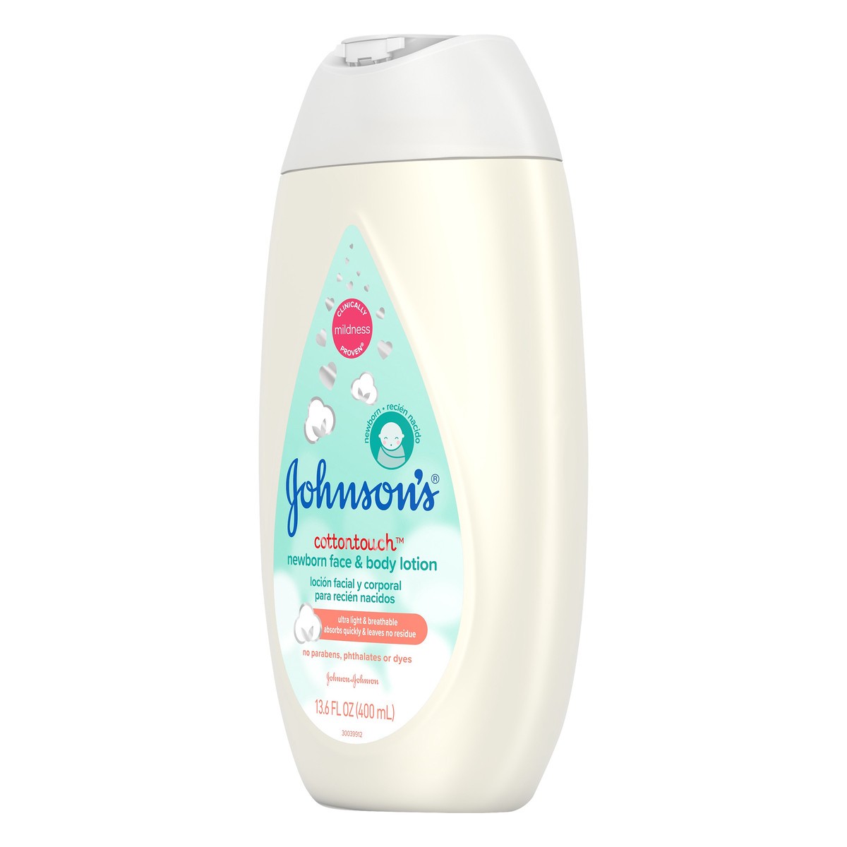 slide 7 of 7, Johnson's Baby Comfort Touch Newborn Baby Face & Body Lotion, 13.6 fl. oz, 13.6 fl oz