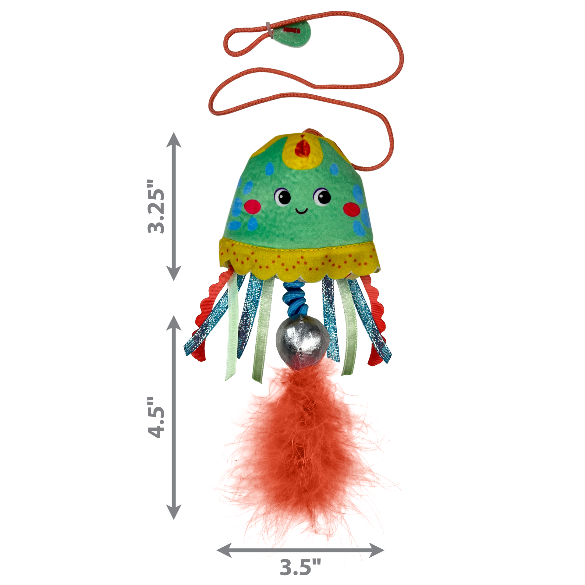 slide 4 of 4, Kong Teaser Jellyfish Assorted, 1 ct