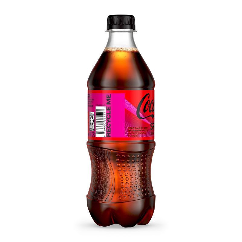 slide 8 of 8, Coca-Cola Zero Sugar Spiced Bottle, 20 fl oz, 20 oz