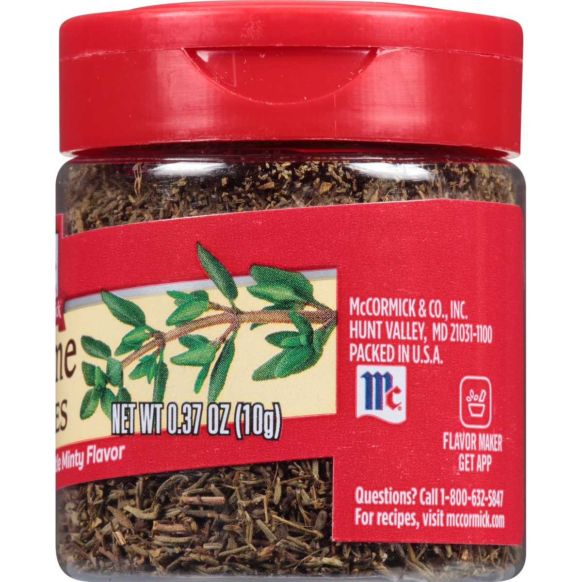 slide 9 of 10, McCormick Thyme Leaves 0.37 oz. Shaker, 0.37 oz