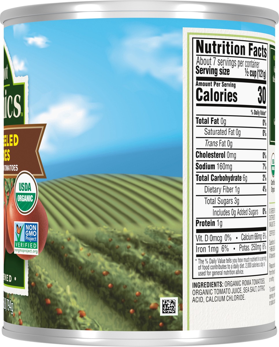 slide 4 of 13, Take Root Organics Whole Peeled Tomatoes, 28 oz Can, 1 ct