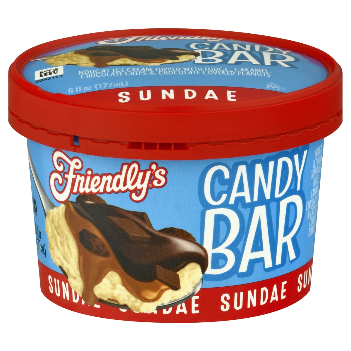 slide 1 of 1, Friendly's Sundaes To-Go - Nutty Caramel Crunch Sundae Cup, 6 fl oz