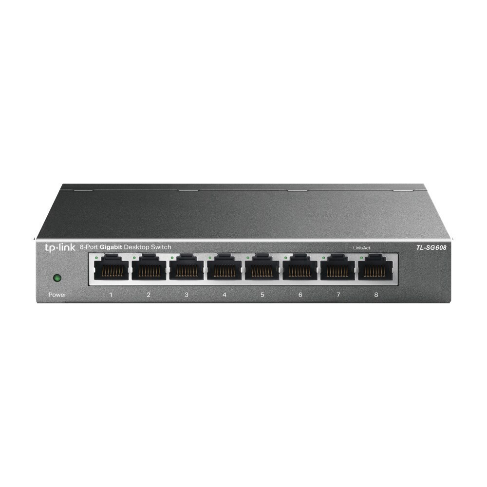 slide 3 of 3, Tp-Link Tl-Sg608 8-Port Gigabit Desktop Switch, 1 ct