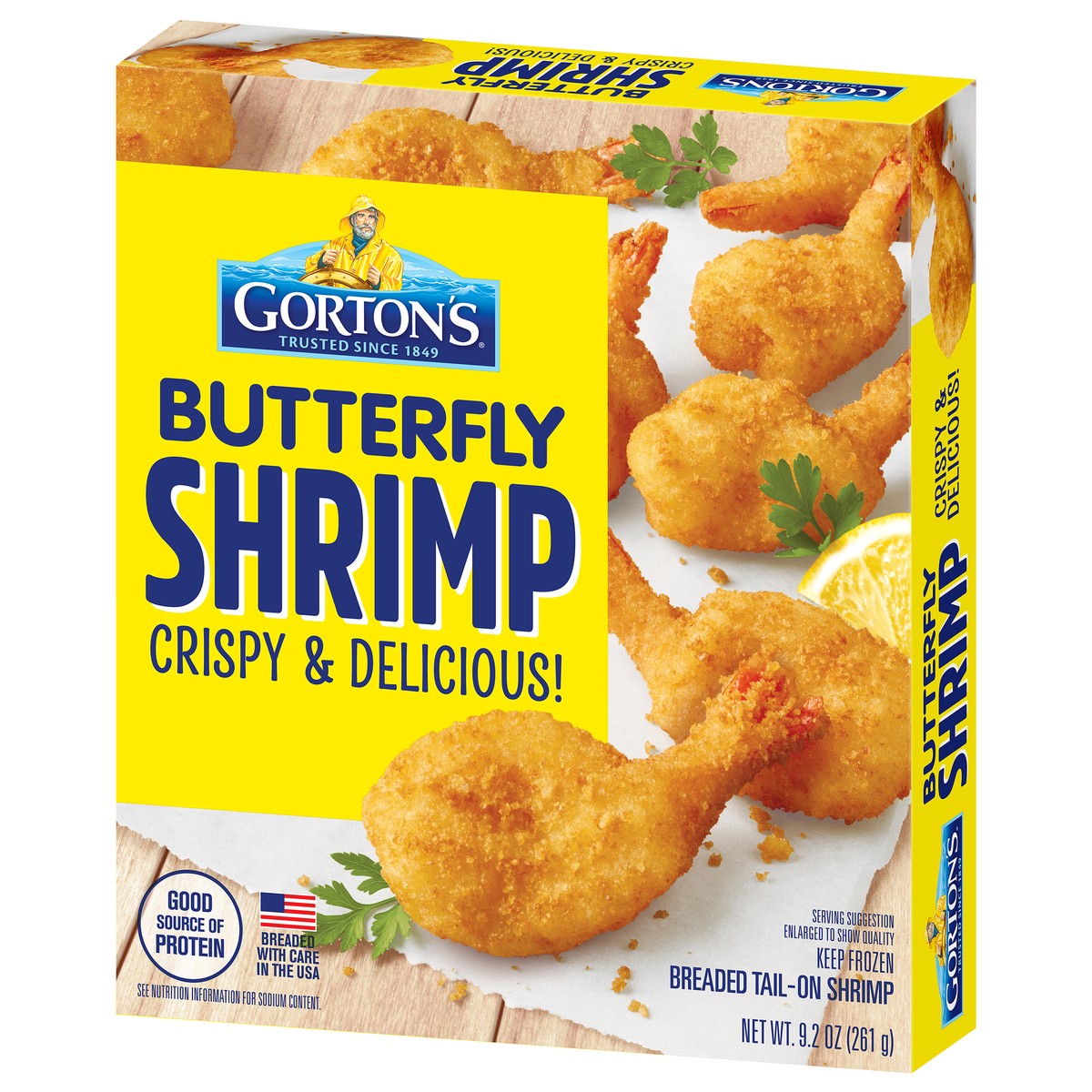 slide 5 of 9, Gorton's Jumbo Butterfly Shrimp with Crunchy Panko Breadcrumbs, 9.2 oz