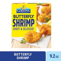 Gorton's Gorton''s Butterfly Shrimp, Whole Shrimp, Breaded with Crunchy Panko Breadcrumbs, Frozen, 9.2 Ounce Package