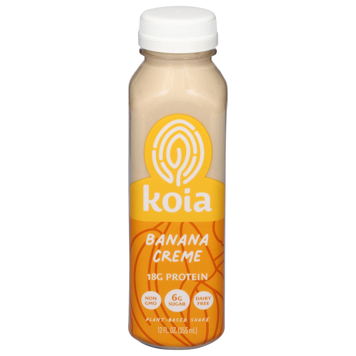 slide 1 of 6, Koia Plant-Based Banana Creme Shake 12 fl oz, 12 fl oz