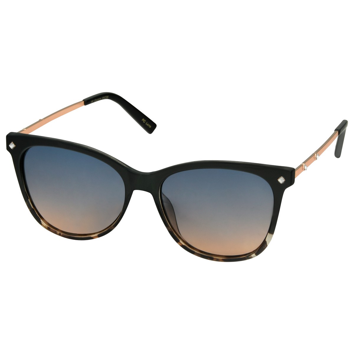 slide 6 of 9, VK Couture Plastic with Metal Temple Sunglasses 1 ea, 1 ct