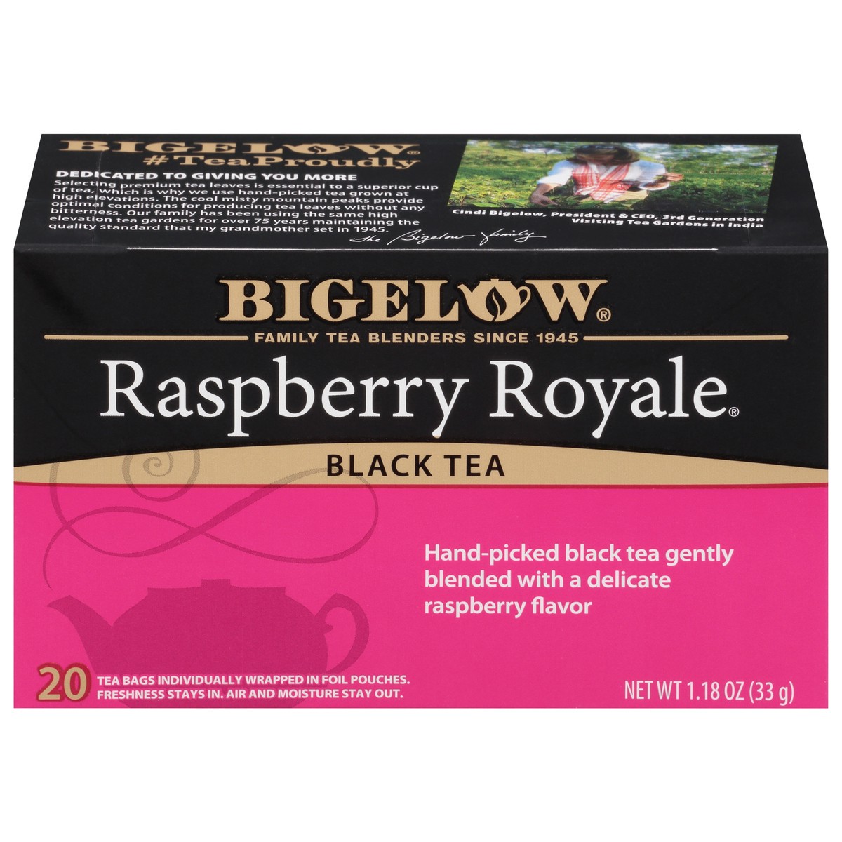 slide 1 of 9, Bigelow Tea Raspberry - 20 ct, 20 ct