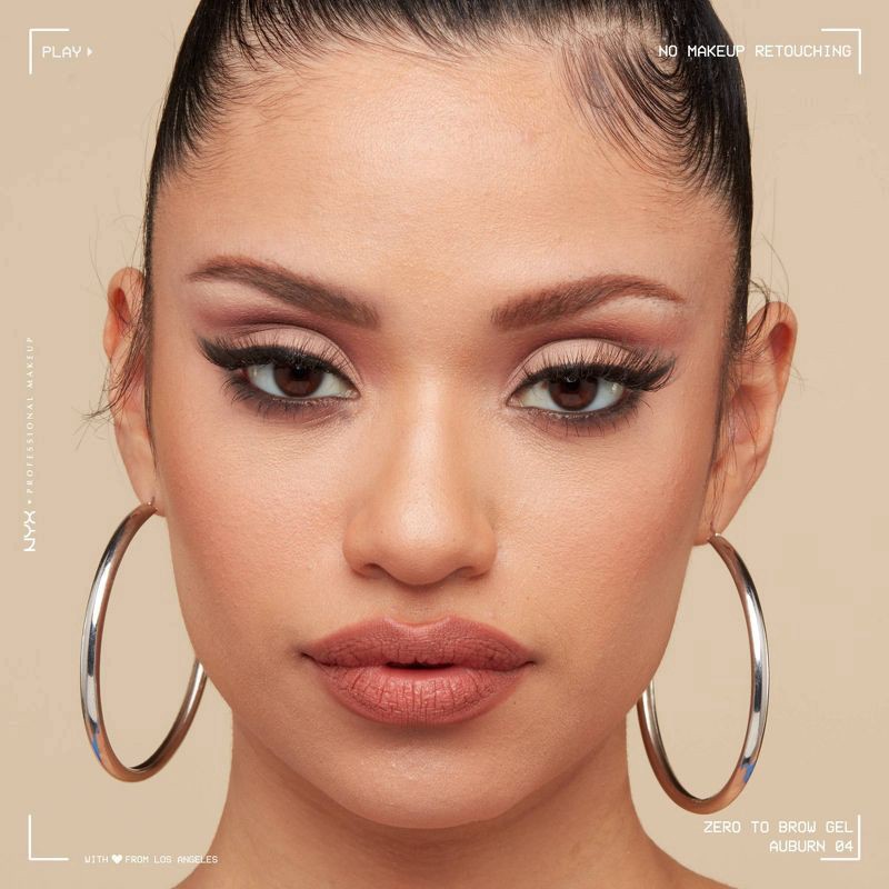 slide 3 of 8, Nyx Zero Brow Gel, 1 ct