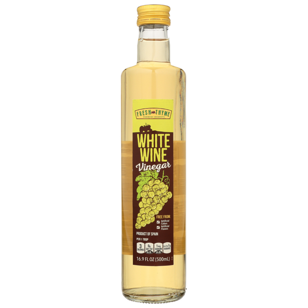 slide 1 of 1, Fresh Thyme White Wine Vinegar, 16.9 oz