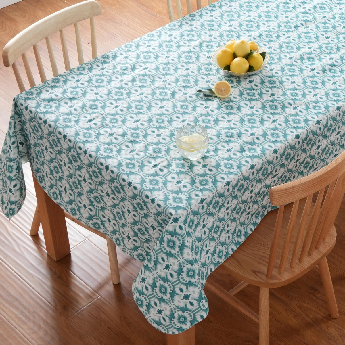 slide 1 of 3, Meijer Corporate Seasonal MCS Tie Dye Tablecloth, 60 in x 84 in, 60 x 84 