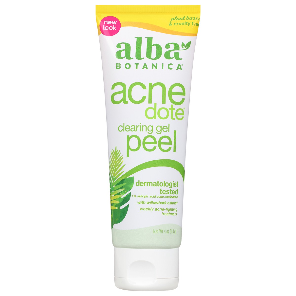 slide 3 of 14, Alba Botanica Acne Dote Peel Clearing Gel 4 oz, 4 oz