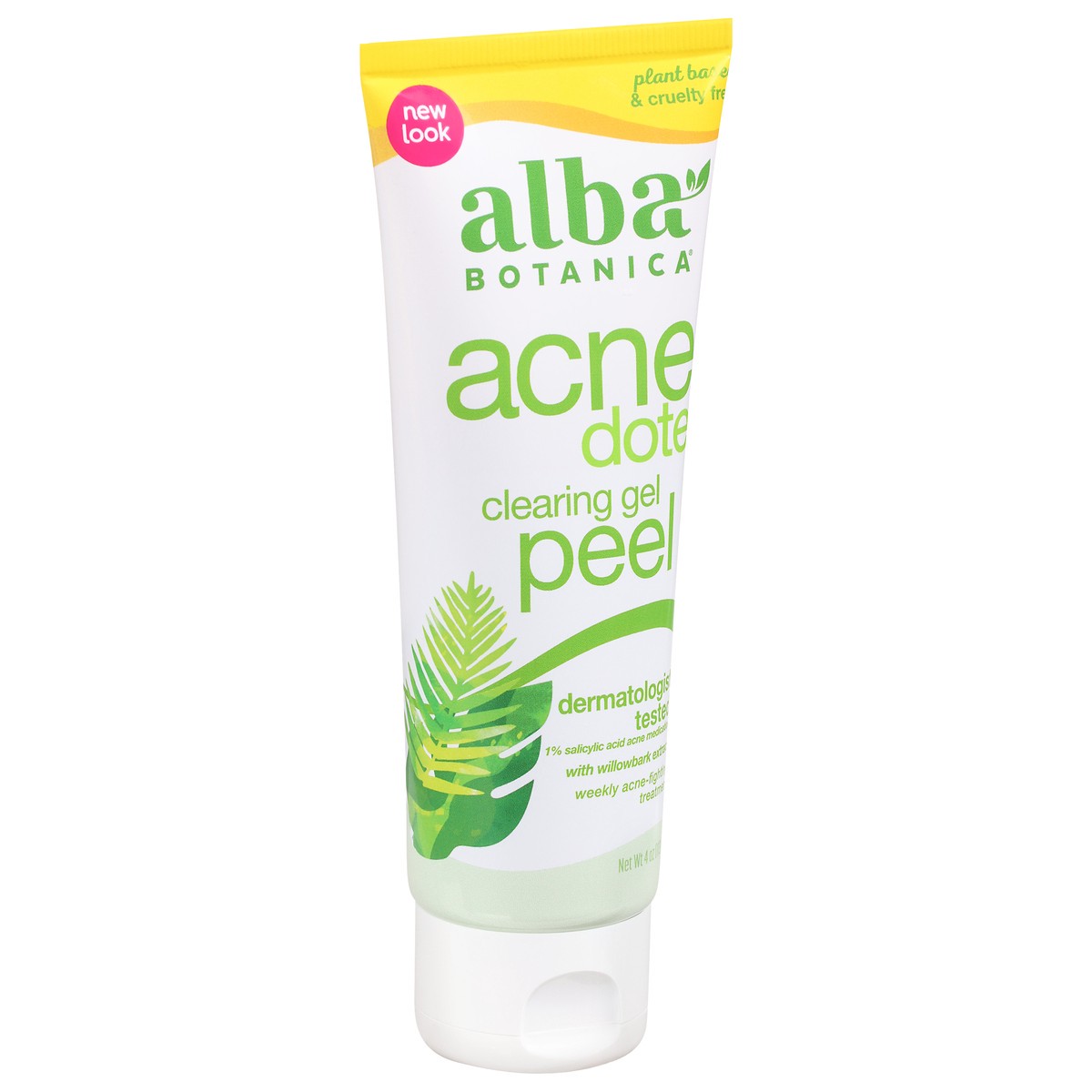 slide 4 of 14, Alba Botanica Acne Dote Peel Clearing Gel 4 oz, 4 oz