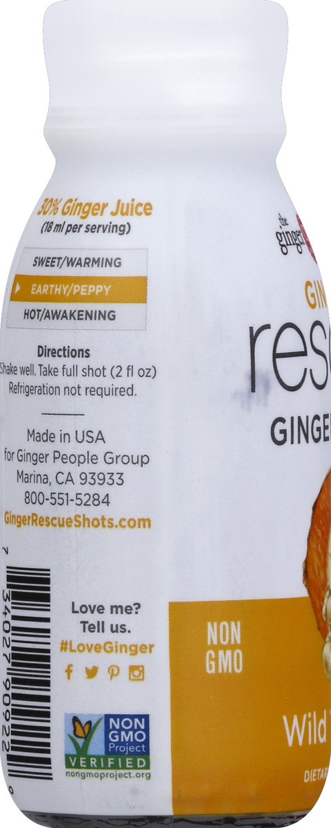 slide 2 of 8, Ginger People Rescue Ginger Shot Wild Tumeric - 2 oz, 2 oz