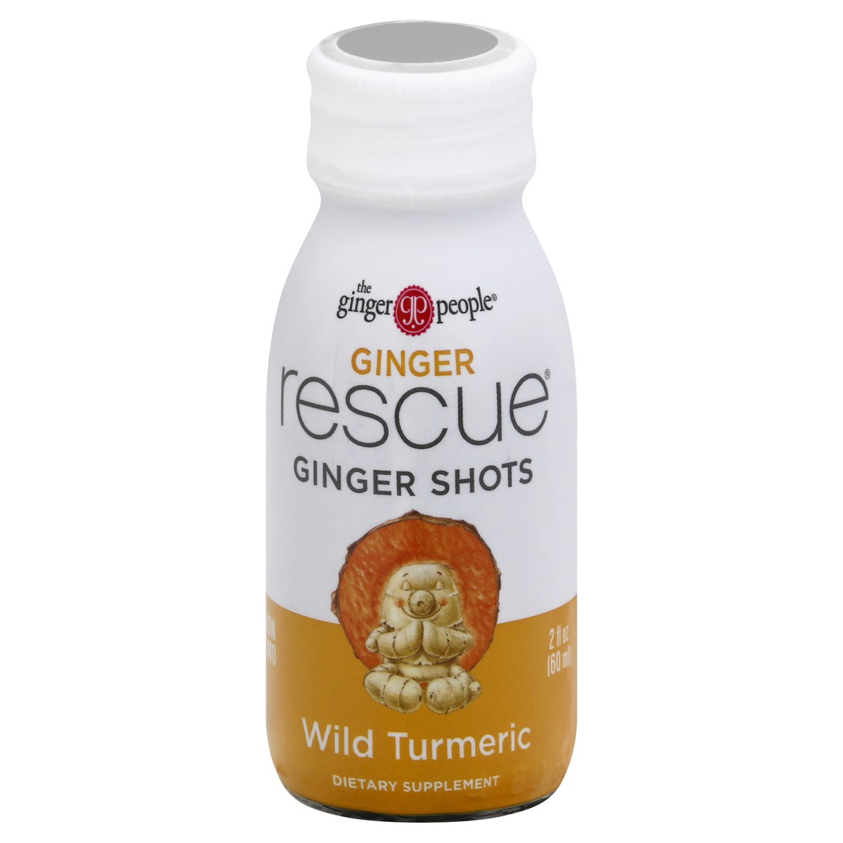 slide 7 of 8, Ginger People Rescue Ginger Shot Wild Tumeric - 2 oz, 2 oz