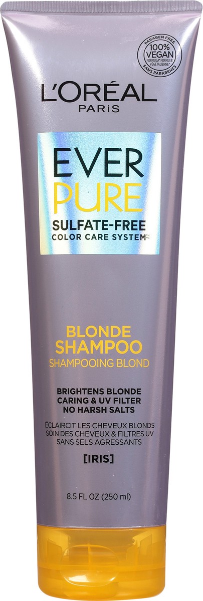 slide 5 of 9, L'Oréal Ever Pure Sulfate-Free Blonde Iris Shampoo 8.5 fl oz, 8.5 fl oz