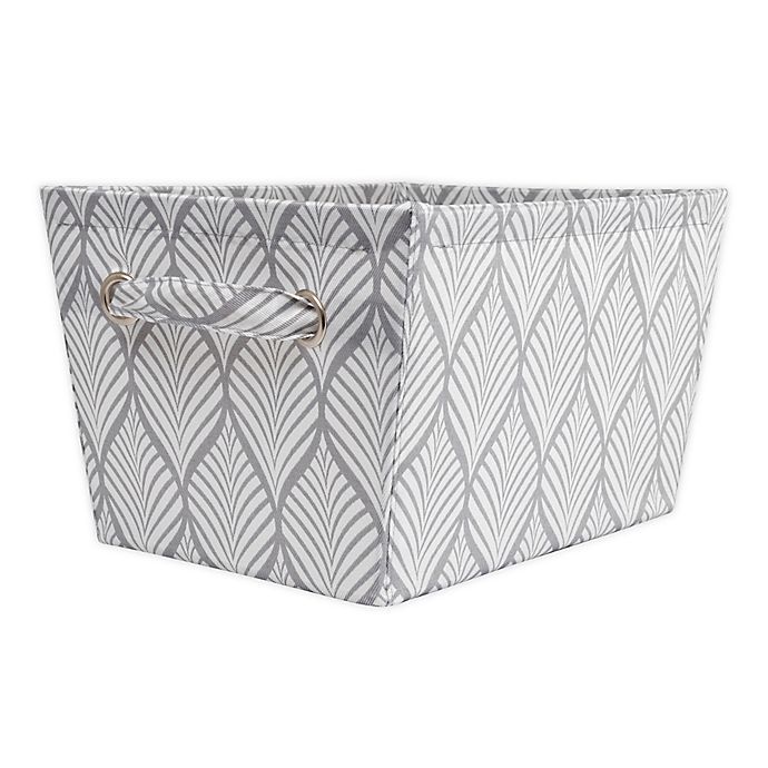 slide 1 of 1, SALT Medium Leaf Storage Bin - Grey, 1 ct