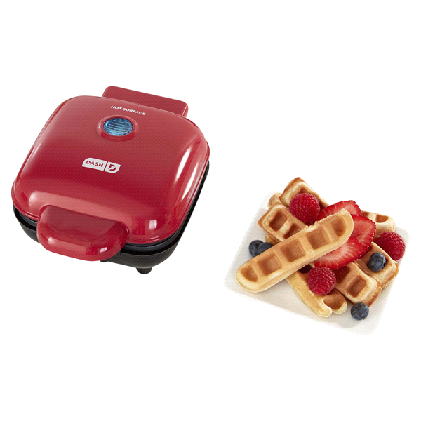 Dash Mini Waffle Maker - Red 1 ct