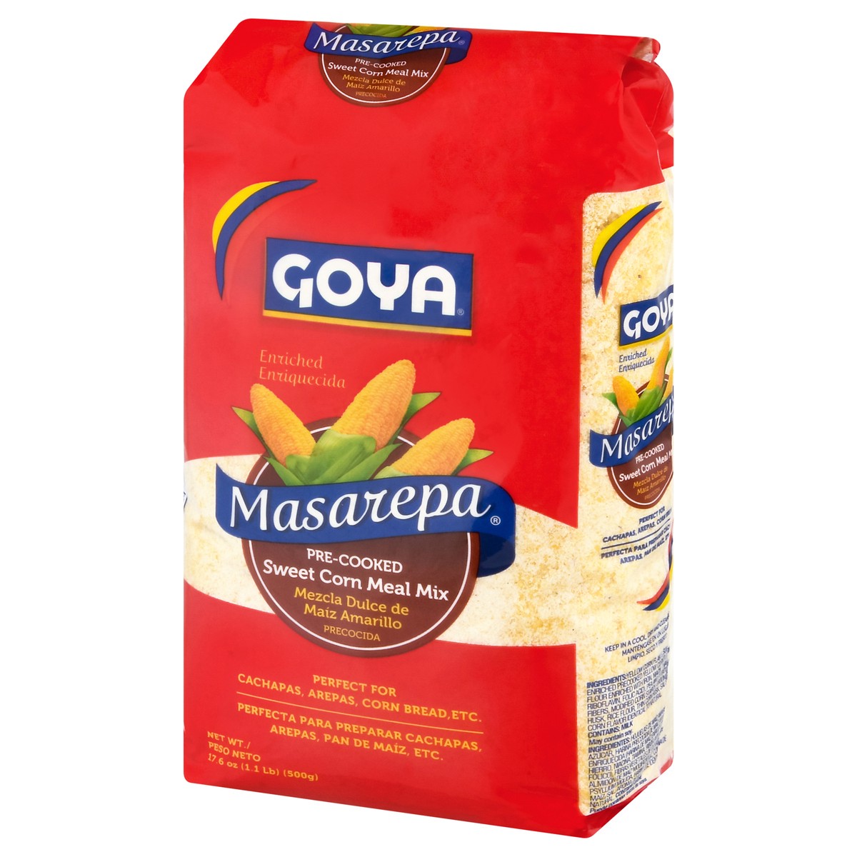slide 2 of 4, Goya Masarepa Pre-Cooked Sweet Corn Meal Mix 17.6 oz, 17.6 oz