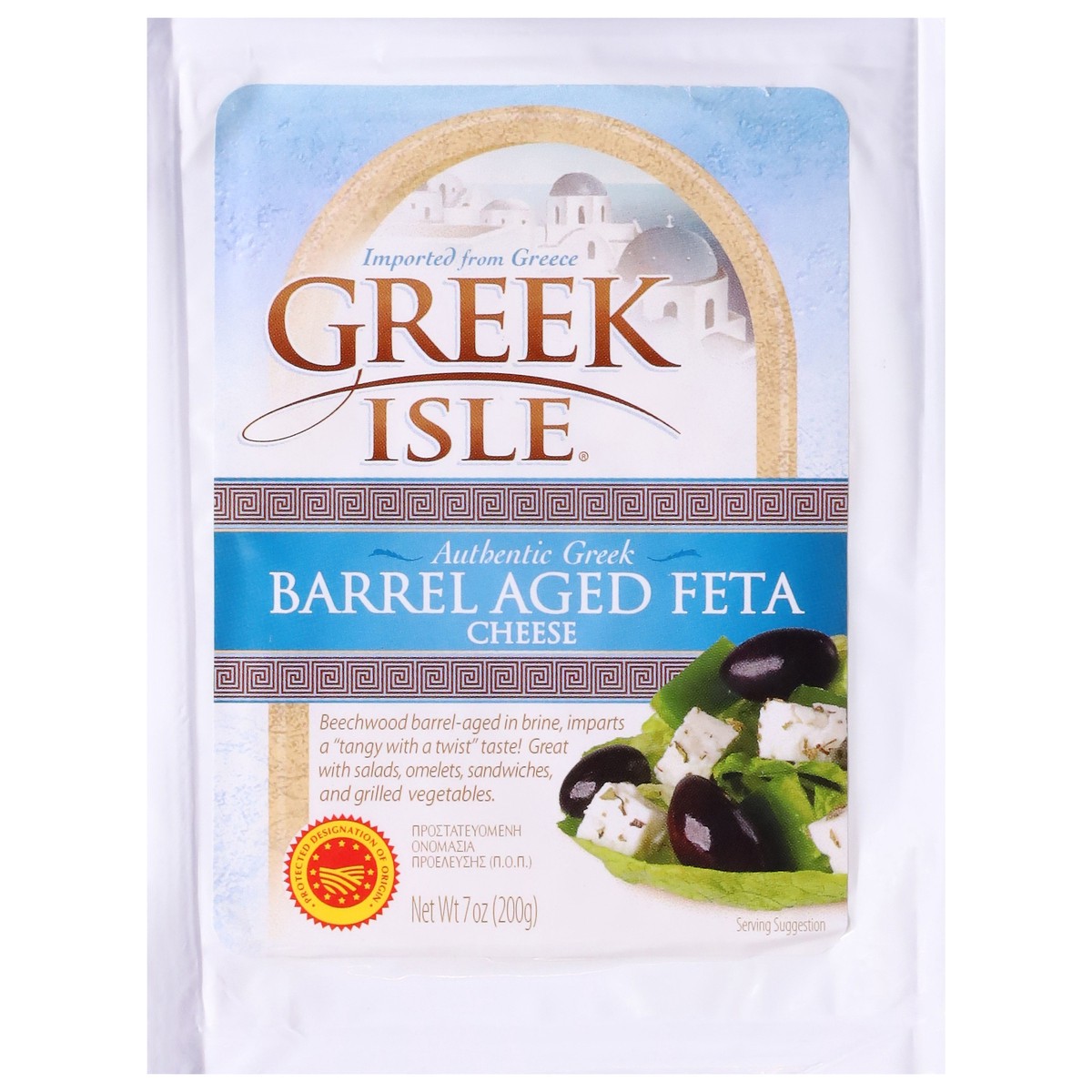 slide 13 of 14, Greek Isle Authentic Greek Barrel Aged Feta Cheese 7 oz, 7 oz