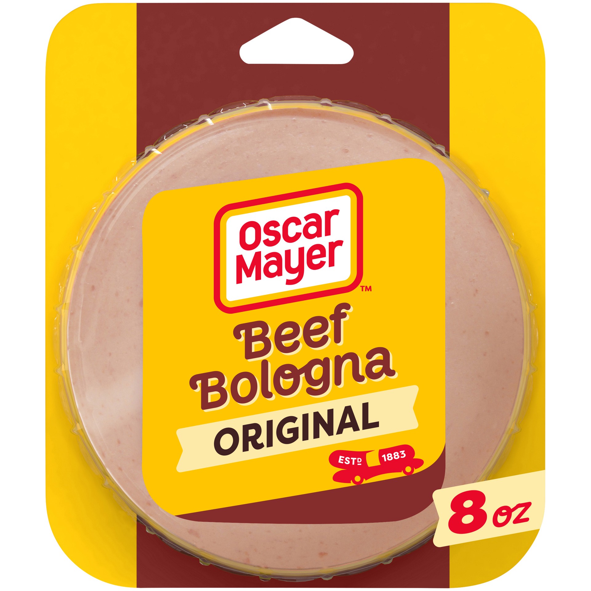 slide 1 of 6, Oscar Mayer Beef Bologna Sliced Lunch Meat, 8 oz. Pack, 8 oz