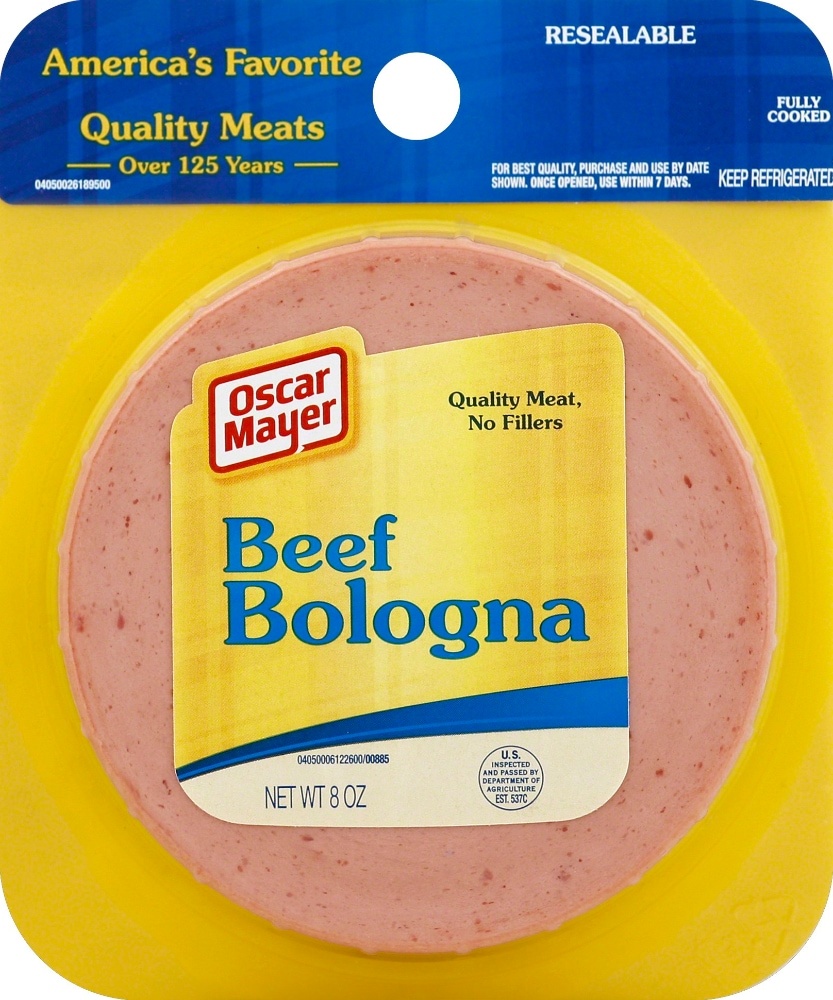 slide 1 of 3, Oscar Mayer Beef Bologna Sliced Lunch Meat Pack, 8 oz