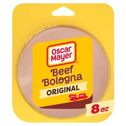 Oscar Mayer Beef Bologna Sliced Lunch Meat, 8 oz. Pack