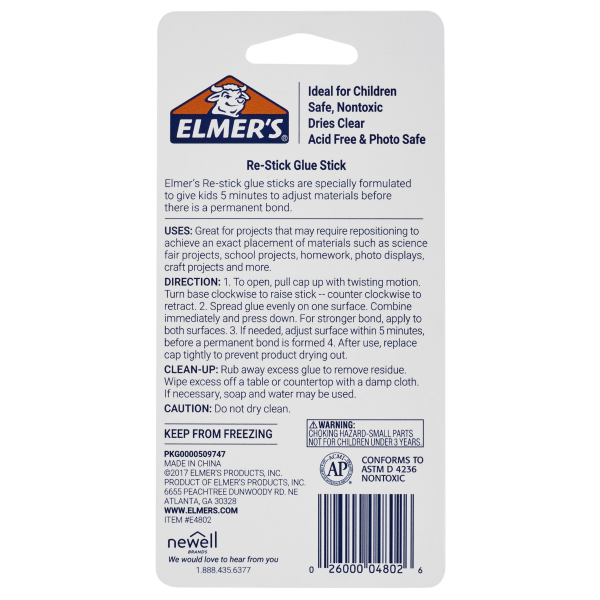 slide 5 of 8, Elmer's Elmers School Glue Sticks Clear, 2 ct