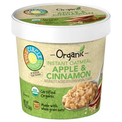 Full Circle Market Organic Apple & Cinnamon Instant Oatmeal 1.9 oz