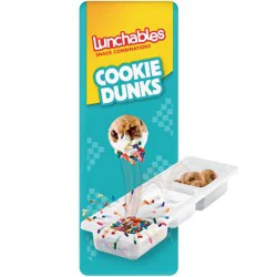Lunchables Cookie Dunks Lunch Combination