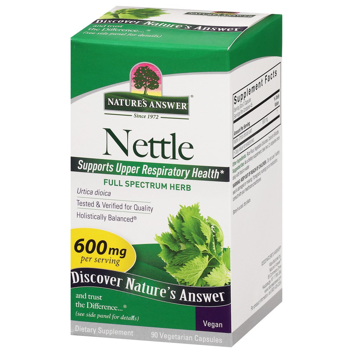 slide 8 of 9, Nature's Answer Nettle 90VCap, 90 ct