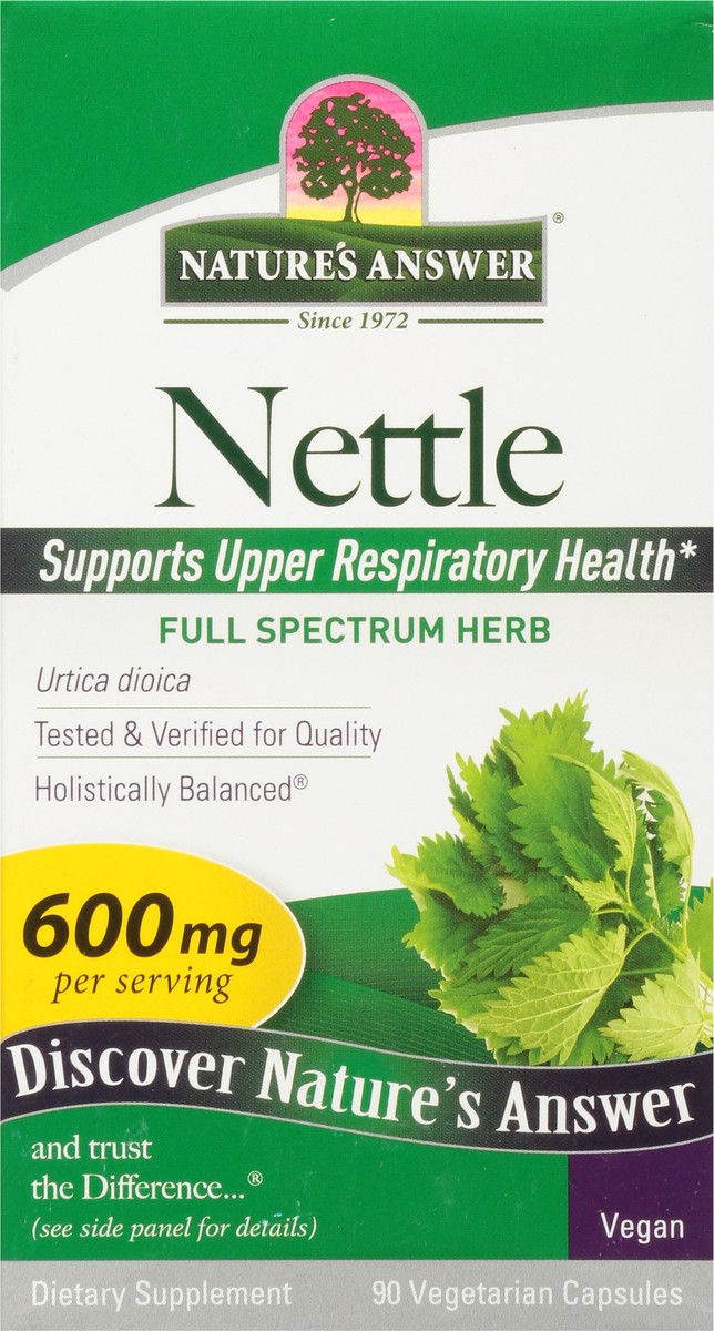 slide 6 of 9, Nature's Answer Nettle 90VCap, 90 ct