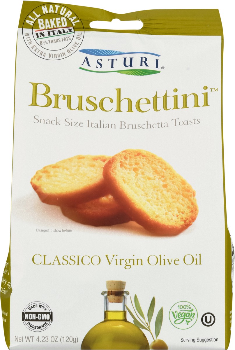 slide 7 of 9, Asturi Classico Virgin Olive Oil Bruschettini, 4.23 oz