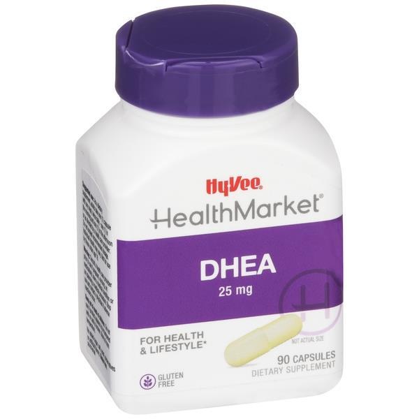 slide 1 of 1, Hy-Vee Healthmarket Dhea 25Mg, 90 ct