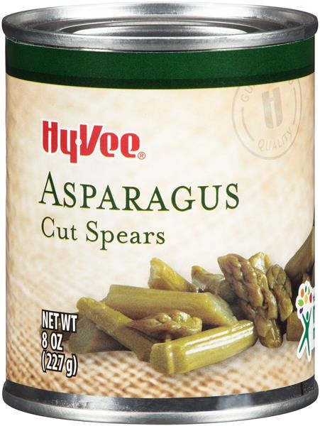 slide 1 of 1, Hy-vee Cut Asparagus Spears, 8 oz