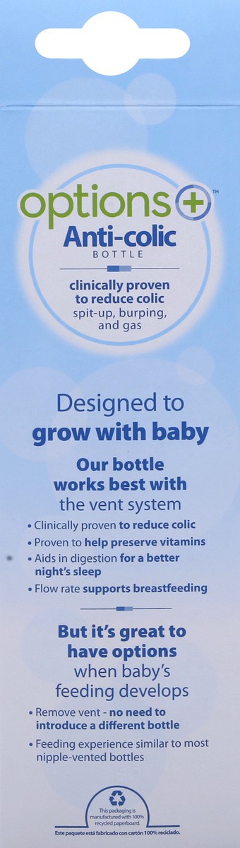 slide 3 of 9, Dr. Brown's 6M+ Options+Anti-Colic Sippy Bottle 1 ea, 9 oz