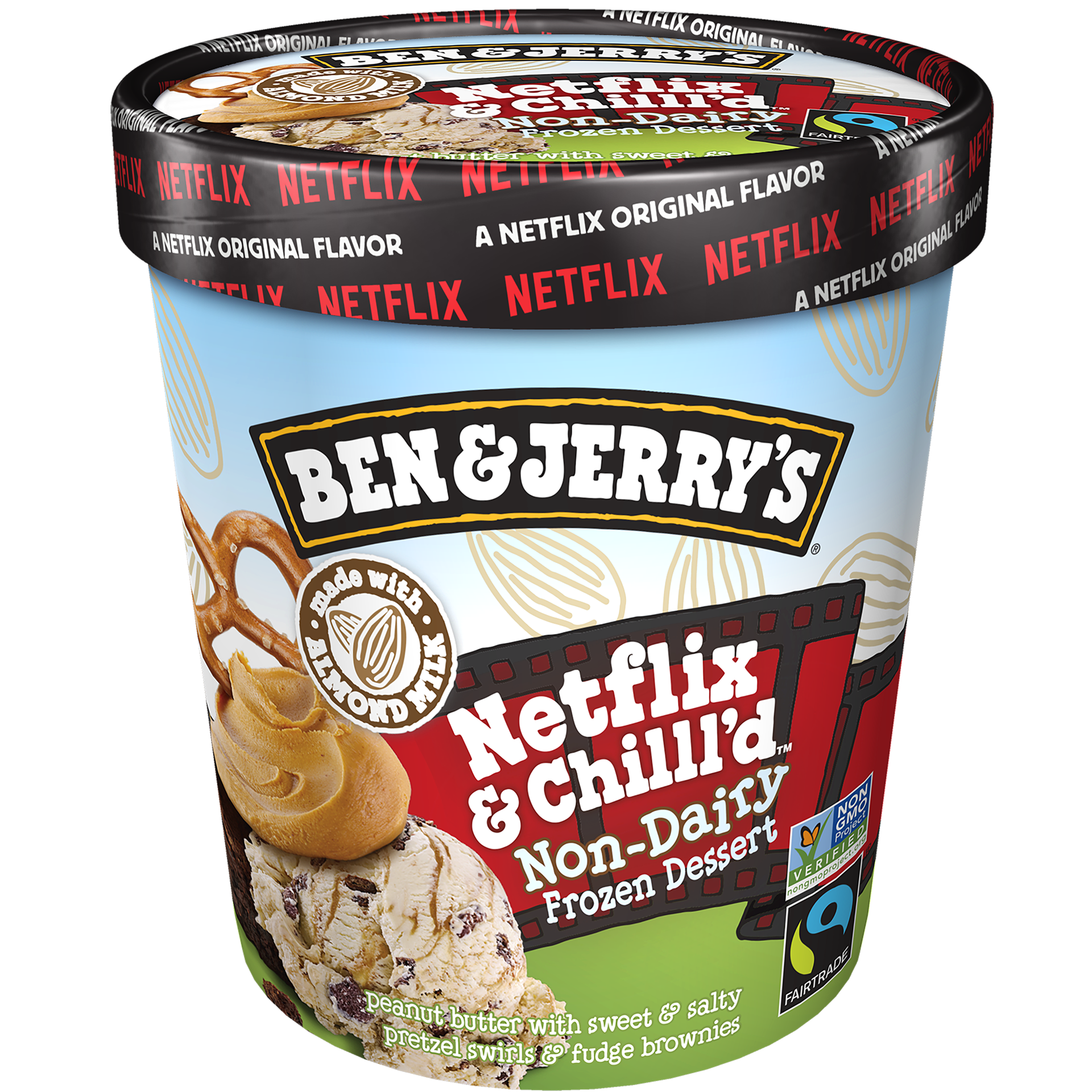 slide 4 of 4, Ben & Jerry's Non-Dairy Netflix & Chilll'd™ Frozen Dessert, 16 oz, 16 oz